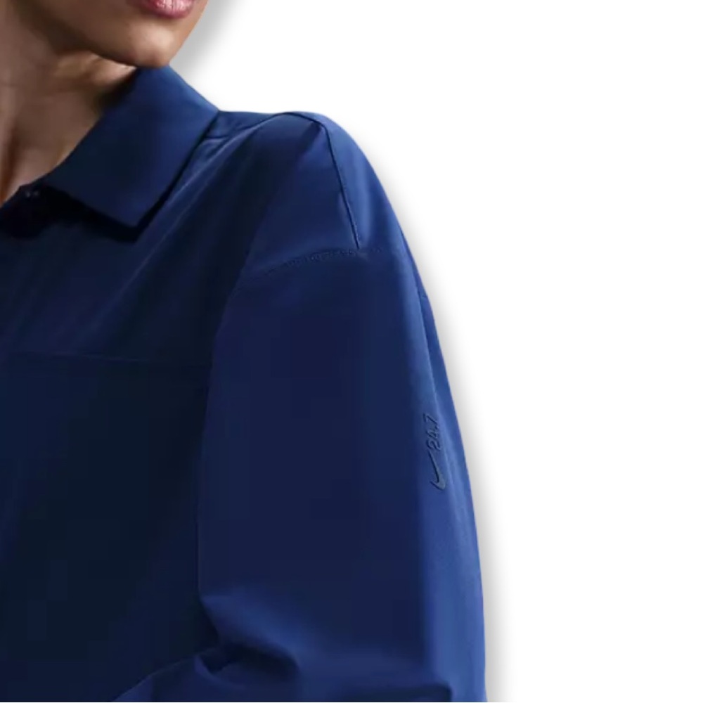 Nike 24/7 New Tags Small & XL Women's Blue Button-Up Top Long Sleeved - Picture 5 of 5